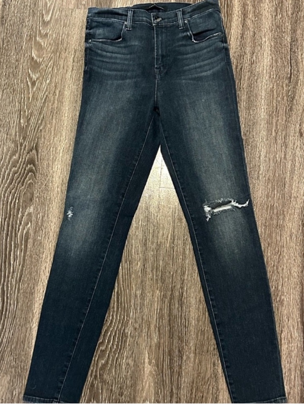 J Brand “Maria” dark wash, distressed skinny jeans - Size 29